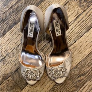 Badgley Mischka Blush Pink Heels Size 7